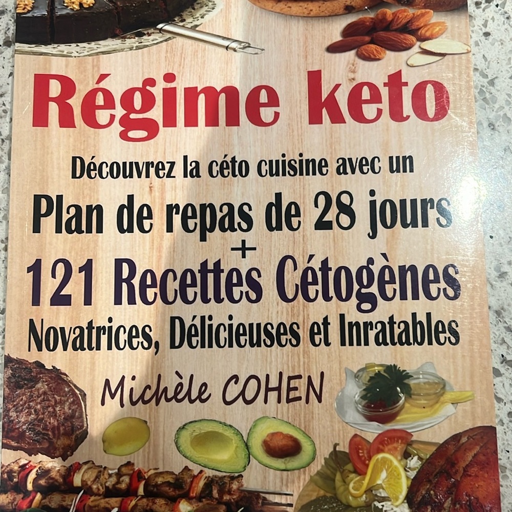 Livre 📕 Régime Keto Michèle COHEN
Régime keto: Découvrez la céto cuisine